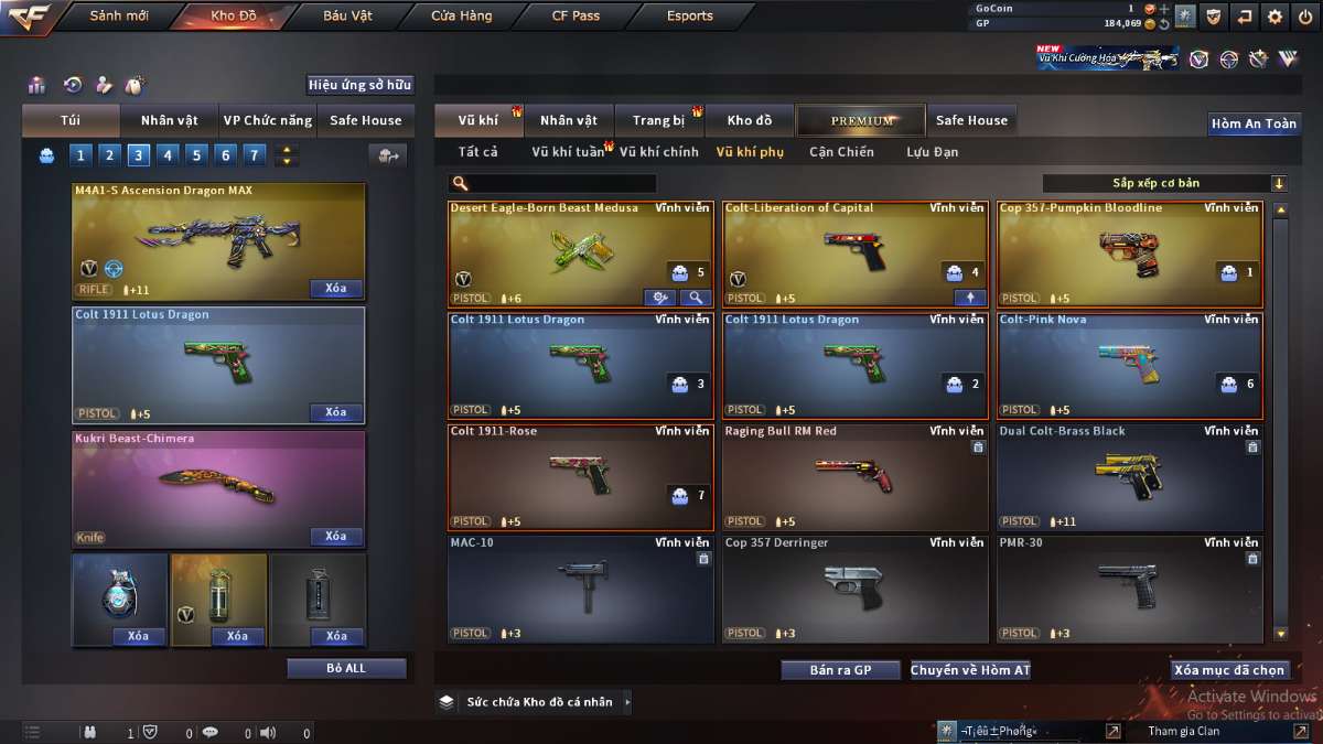 shop acc cf uy tin gia re